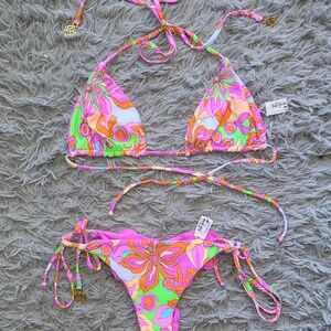 Luli Fama - Colorful Floral Bikini Set
